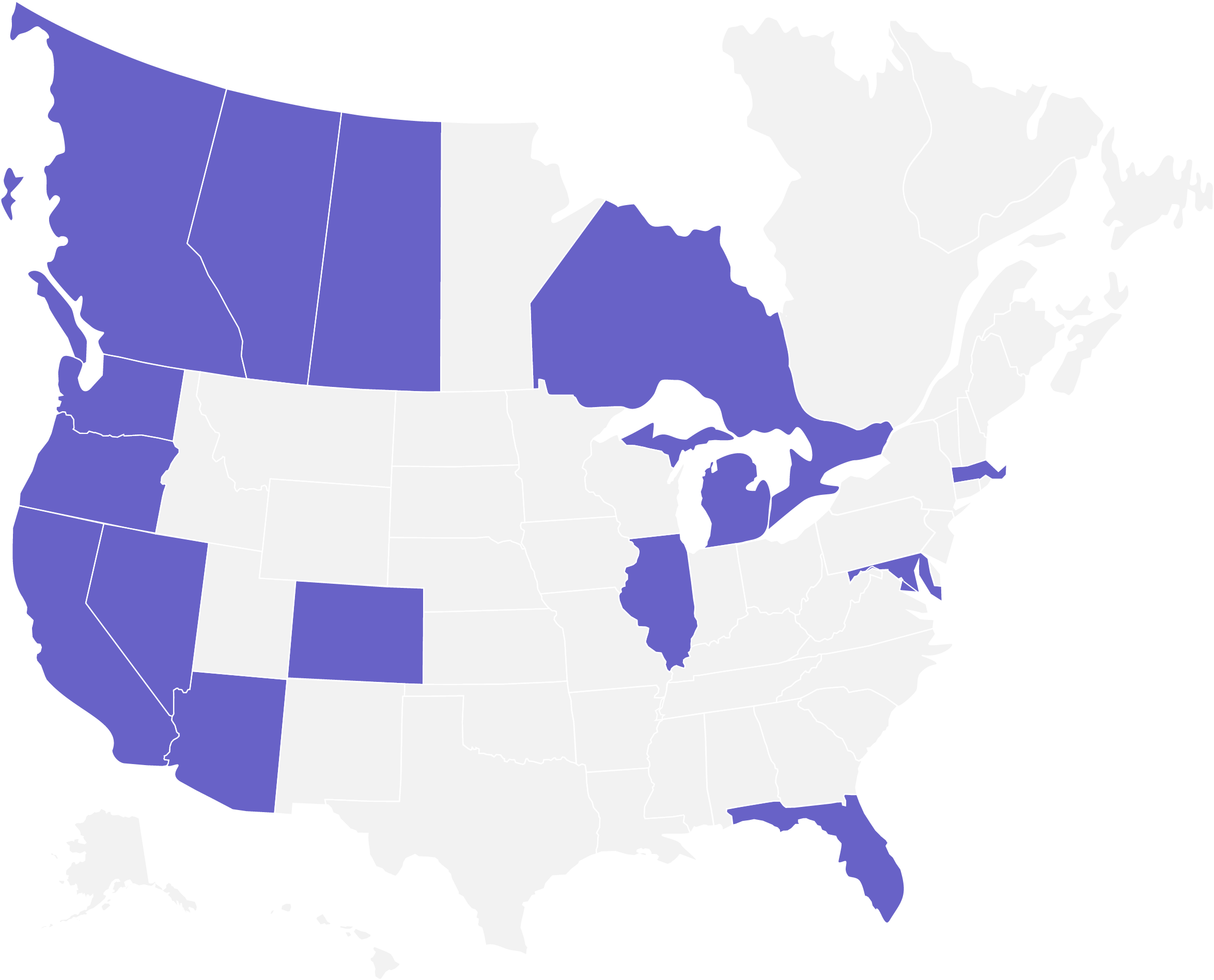 US Canada Map-1